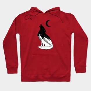 Night Wolf Moon Hoodie